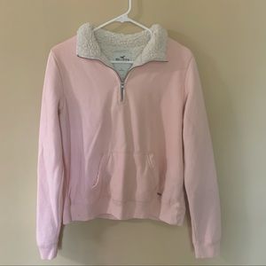Hollister Light Pink Winter Pullover Sweater
